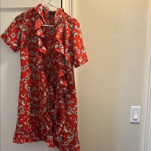 Topshop Scarlet Floral Dress